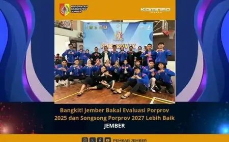 Bangkit! Jember Bakal Evaluasi Porprov 2025 dan Songsong Porprov 2027 Lebih Baik