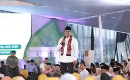 Wamen Pertanian Hadiri Apel Sholawat Tani, Serukan Soliditas Petani Jember Bangun Ketahanan Pangan