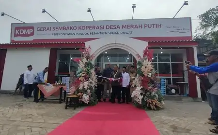 Gerai Sembako Kopdes Merah Putih Dibuka Tepat di Hari Koperasi Nasional
