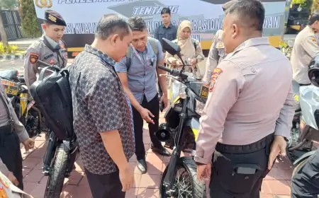 Mabes Polri dan BRIN Supervisi Kualitas Kendaraan Dinas Polres Gresik