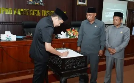 DPRD Trenggalek Sahkan Perubahan SOTK, Pemerintahan Daerah Siap Lebih Efisien