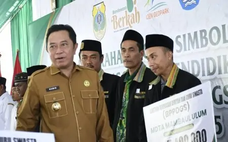 Pemkab Bondwoso Kucurkan BOSDA Madin Rp11,2 miliar, Jadi Nafas Pendidikan Religius