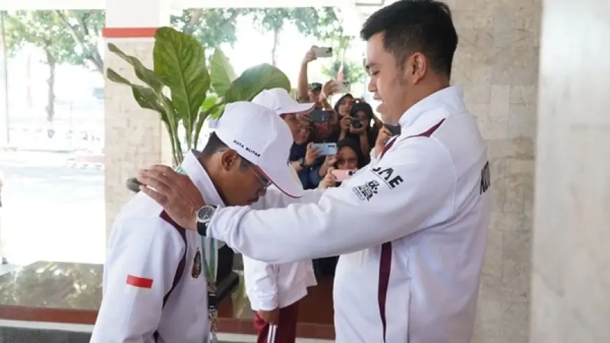 Mas Ibin Lepas Kontingen Porprov IX: Blitar Bertarung demi Kehormatan Bung Karno