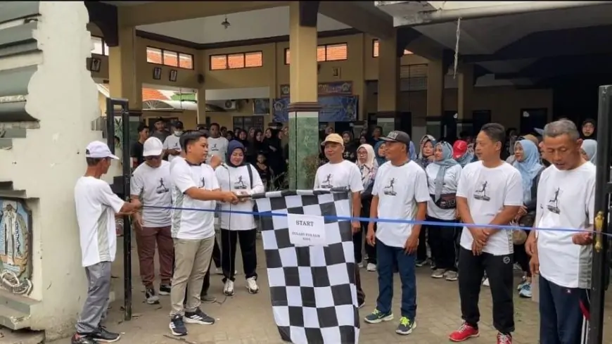 Gandeng BNN Gresik, Pemdes Hulaan Gelar  Fun Run Sosialisasi Bahaya Narkotika