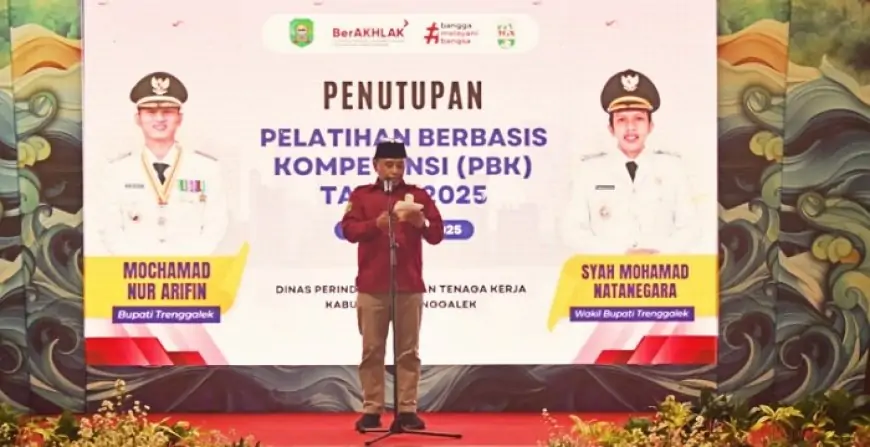 Pelatihan PBK Trenggalek Resmi Ditutup, Ratusan Peserta Raih Sertifikat Kompetensi