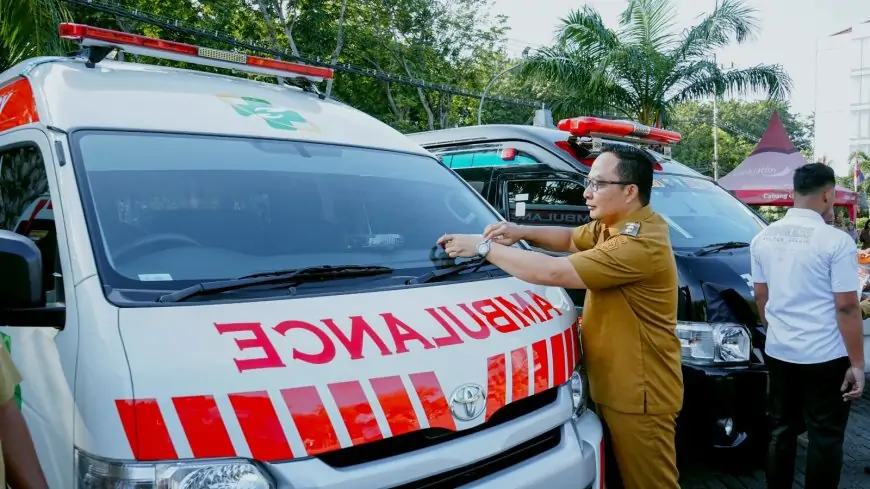 Optimalkan Pelayanan Gawat Darurat, 35 Ambulans di Gresik Dipasang GPS Tracker