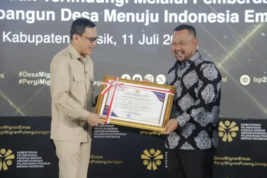 Menteri PPMI: Kabupaten Gresik Jadi yang Pertama Launching Migran Center
