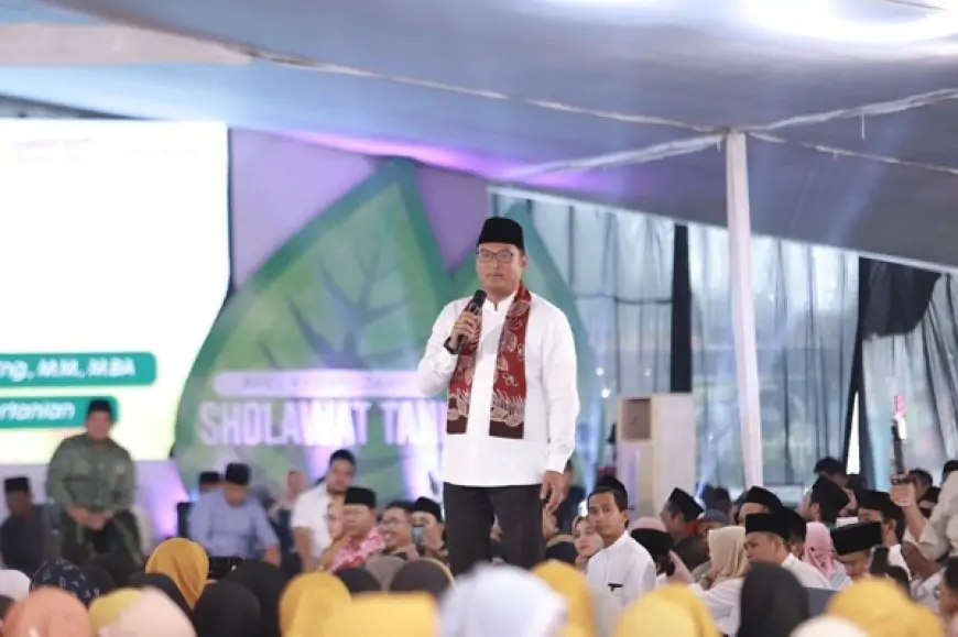 Wamen Pertanian Hadiri Apel Sholawat Tani, Serukan Soliditas Petani Jember Bangun Ketahanan Pangan