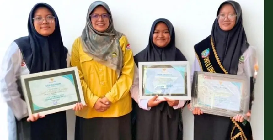 Tiga Siswi Al Hikam Jombang Raih Penghargaan Duta Lingkungan