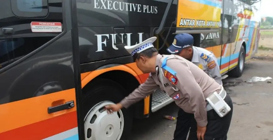 Akhiri Operasi Patuh, Polres Trenggalek Gencarkan Edukasi dan Ramp Chek untuk Tekan Pelanggaran Lalu Lintas
