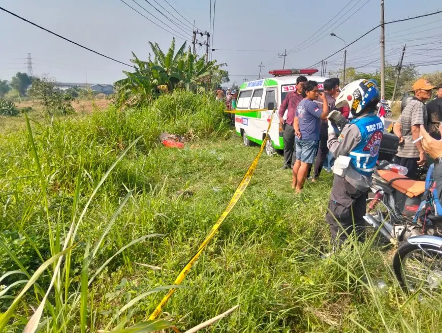 Warga Digegerkan Penemuan Mayat Terbungkus Kardus di Tepi Jalan Raya Kedamean