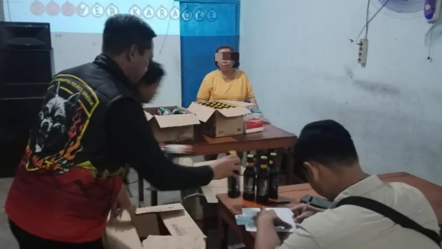 Polres Gresik Gerebek Penjual Miras Ilegal