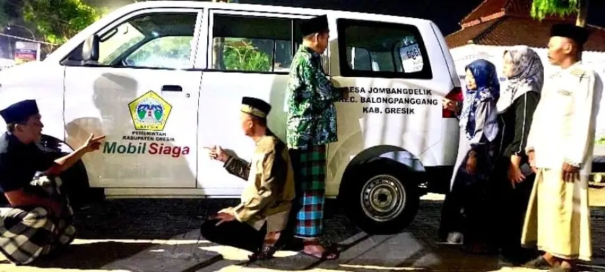 Setelah Puluhan Tahun Menanti, Desa Jombangdelik Gresik Kini Miliki Mobil Siaga