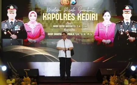 Wujudkan Keamanan di Kabupaten Kediri, Mas Dhito Bangun Sinergitas dengan Dua Kapolres Baru