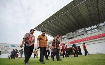 Pembangunan Stadion GDJ Terus Berjalan, Mas Dhito Pastikan Selesai 2027