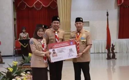 Ning Ghyta Eka Puspita Pimpin Pramuka Jember, Usung Visi Generasi Emas