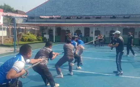 Lapas Jombang Gelar Porsenap 2025 Sambut HUT ke-80 RI