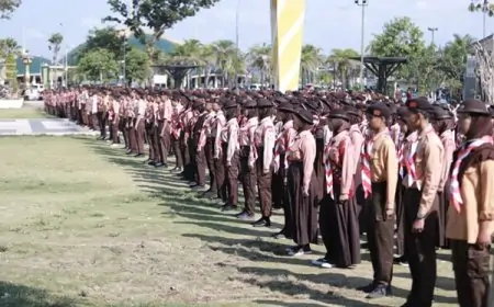 Dandim Jember Tekankan Peran Pramuka sebagai Garda Ketahanan Bangsa