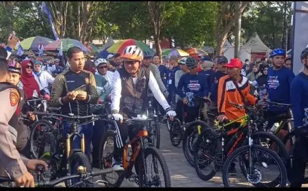 Gus Haris Gowes Meriahkan Probolinggo Bike Vaganza