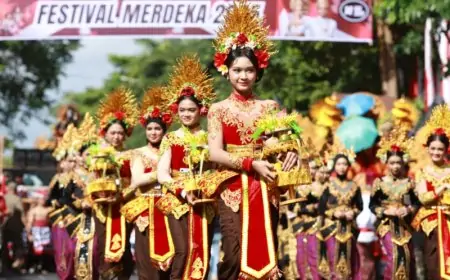 1.000 Pelajar Banyuwangi Tampilkan Ragam Budaya Nusantara di Karnaval Kebangsaan