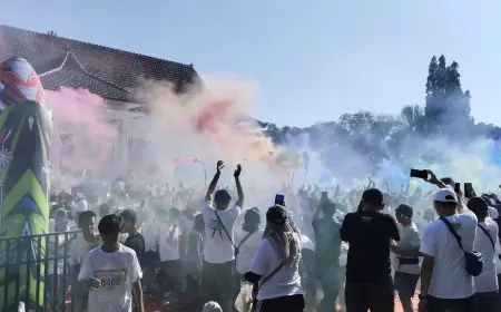 Ribuan Warga Meriahkan Colour Run 2025 Situbondo, Momentum Sehat dan Gembira di Harjakasi ke-207