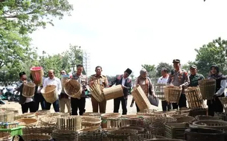 UIN SATU Tulungagung Pecahkan Rekor MURI, Ribuan Tong Sampah Bambu Jadi Simbol Kampus Hijau
