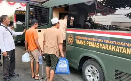 Over Kapasitas, Rutan Gresik Pindahkan 20 Napi ke Lapas Madiun dan Tuban