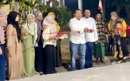 Bambu Disulap Jadi Beton, Jalan Mulus Impian Warga Kedungpasing Brangkal Terwujud