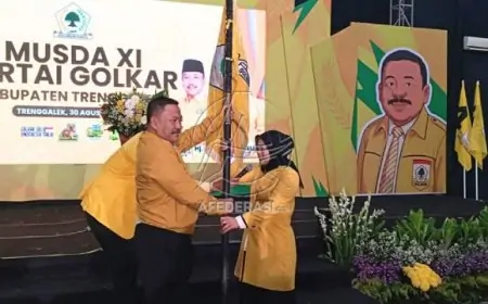 Arik Sri Wahyuni Kembali Pimpin DPD Golkar Trenggalek, Targetkan 11 Kursi DPRD di Pemilu 2029