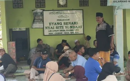 Makan Bersama di Pemakaman Leluhur Eyang Senari Nyai Siti Sundari