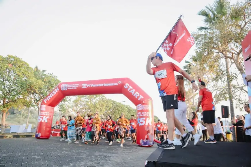 Lari Warna Nusantara, Cara PT Freeport Indonesia Gelorakan Hidup Sehat