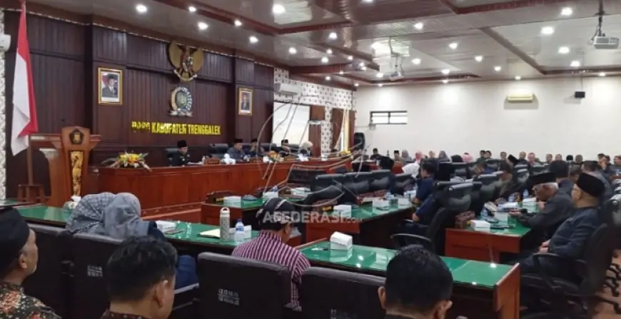 DPRD Trenggalek Gelar Paripurna Bahas Dua Agenda Strategis, Bupati Singgung Insentif dan Infrastruktur