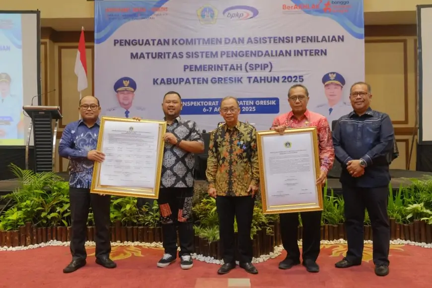 Memastikan Tata Kelola Keuangan Akuntabel, Bupati Gresik Gelar Asistensi SPIP