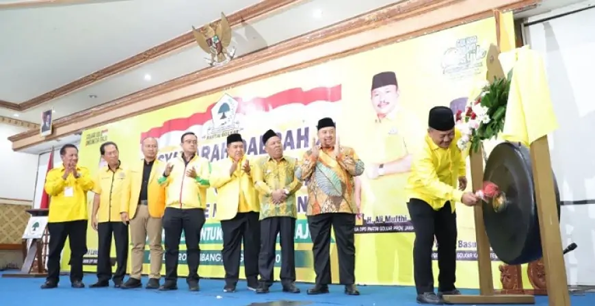 Musda XI  DPD Partai Golkar Jombang, Andik Basuki Rahmat Terpilih Secara Aklamasi