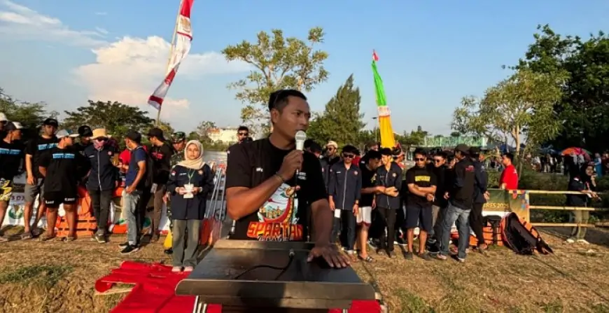 24 Tim Bertarung Berebut Piala Kapolres Gresik Cup Lomba Dayung Tradisional