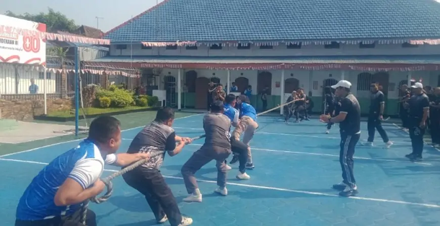 Lapas Jombang Gelar Porsenap 2025 Sambut HUT ke-80 RI