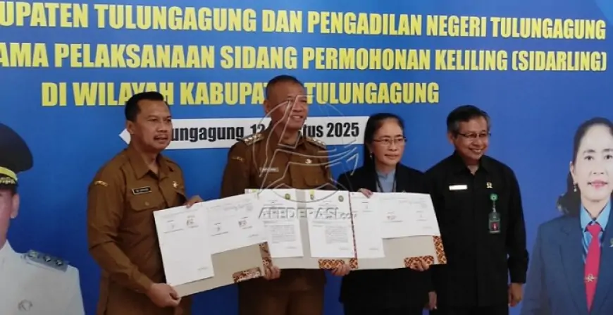 Permudah Akses Hukum, Pemkab dan PN Tulungagung Teken MoU Layanan Sidang Keliling