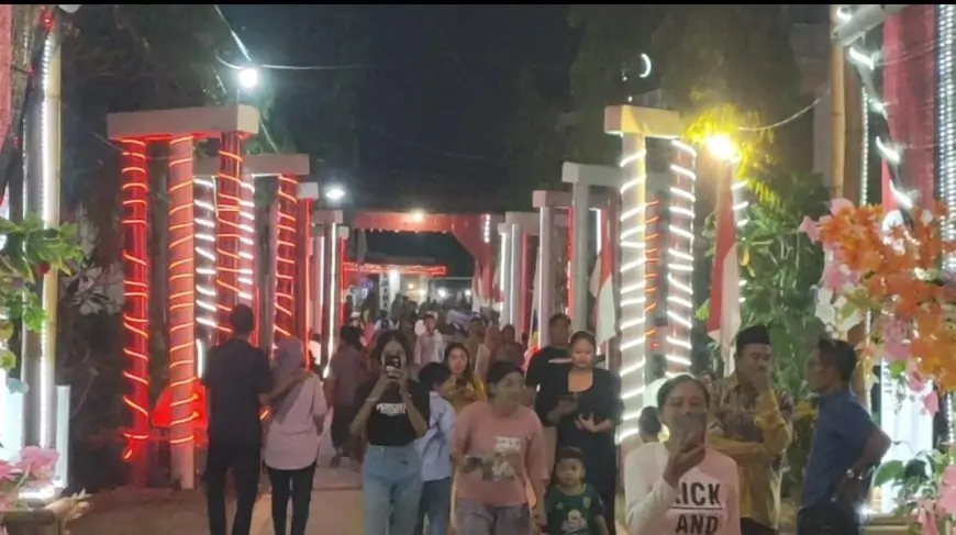 Gemerlap Kampung Hias Biyodo: Ratusan Juta untuk Meriahkan HUT RI Ke-80 dengan Semangat Toleransi