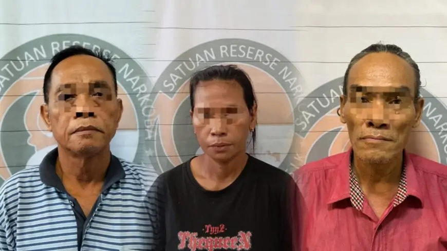 Satresnarkoba Polres Gresik Bongkar Jaringan Sabu Lintas Daerah, Tiga Pelaku Dibekuk