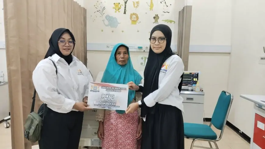 KADIN Situbondo Ulurkan Bantuan untuk Refan, Bocah 10 Tahun yang Berjuang Lawan Sakit