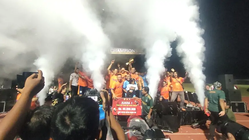 PKDI Bojonegoro Juara Turnamen Sepak Bola PKDI Jatim