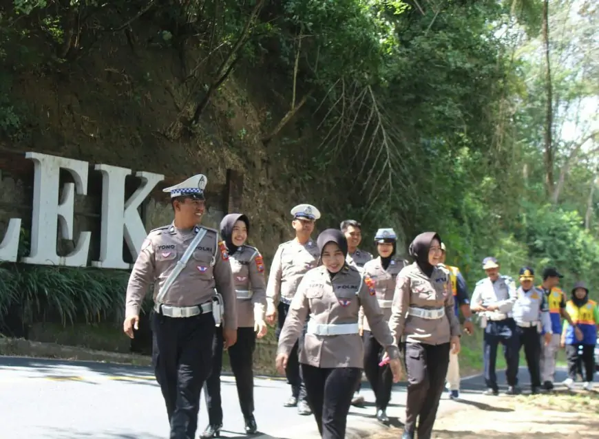 Ditlantas Polda Jatim Tinjau Jalur Rawan Bencana di Trenggalek, Fokus pada Mitigasi Kecelakaan