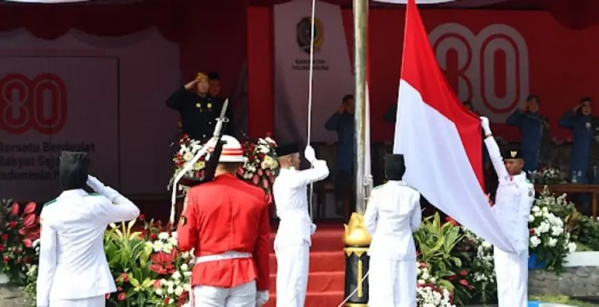 HUT ke-80 RI, Pemkab Tulungagung Tekankan Persatuan dan Gotong Royong untuk Kemajuan Daerah
