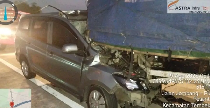 Kecelakaan Maut di Tol Jombang-Mojokerto: 3 Tewas, Diduga Pengemudi Mengantuk