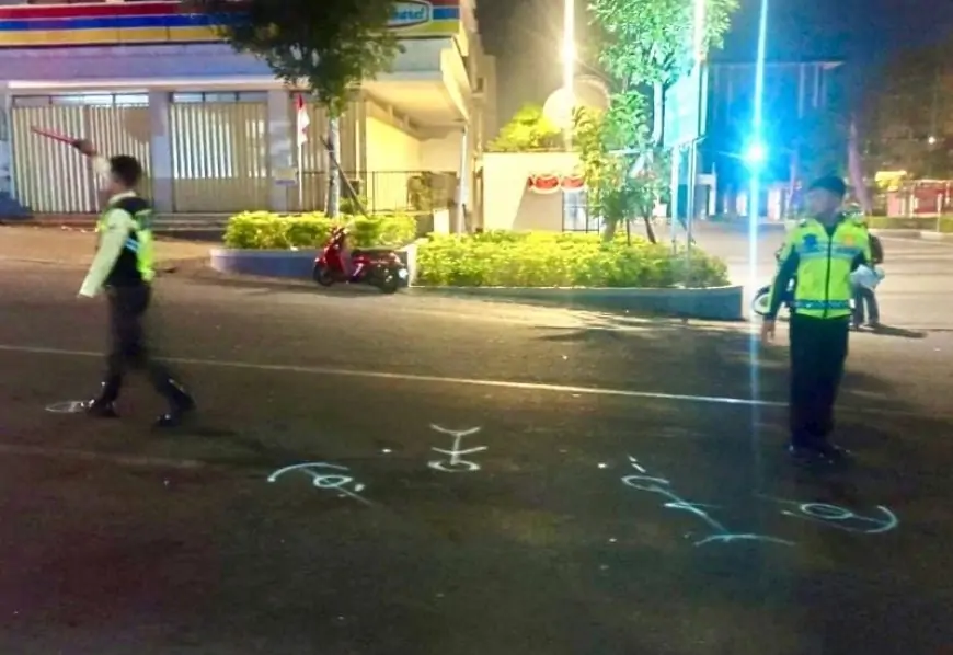 Tabrakan Maut di Driyorejo, Pemotor Asal Sidoarjo Tewas di Tempat