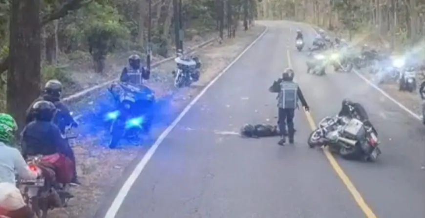 Rombongan Moge Alami Kecelakaan di Situbondo : Satu Tewas, Satu Kritis,