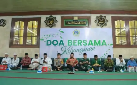 Forkopimda dan Ulama Gresik Bermunajat Demi Indonesia Damai