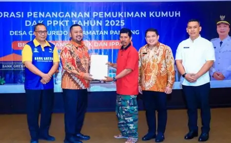 Digelontor DAK PPKT Rp24,7 Miliar, Bupati Gresik Siap Mewujudkan Bebas dari Pemukiman Kumuh