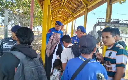 Antisipasi Lonjakan Penumpang, Satpolairud Situbondo Perketat Pengamanan di Pelabuhan Jangkar