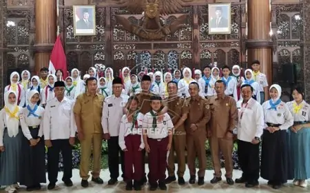Bupati Tulungagung Lepas 35 Siswa Kontingen Jumbara PMR X Jatim